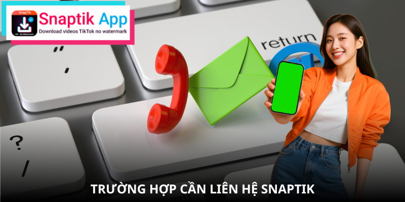 Tổng hợp các tình huống người dùng nên liên hệ SnapTik