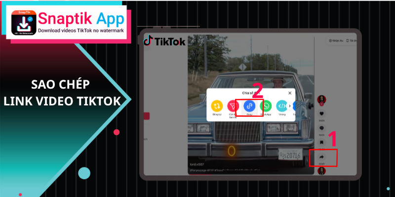Obtén el enlace del video de TikTok que quieres descargar